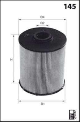 LUCAS Filtro carburante LFDE357