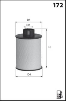 LUCAS Filtro carburante LFDE150