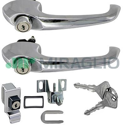 MIRAGLIO Kit cilindro serratura 85/50