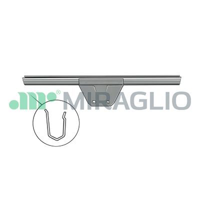 MIRAGLIO Guarnizione, Vetro laterale 90/51