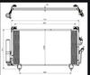 CONDENSATORE MITSUBISHIOUTLANDER 01/03>