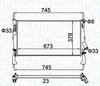 RADIATORE FORD TRANSIT FURGONATO (FA )