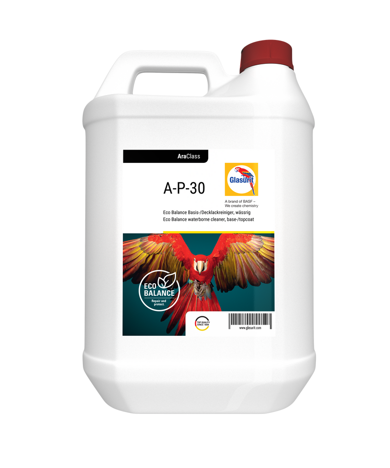 Glasurit A-P-30 Eco Balance Detergente all'acqua, per base opaca/smalti 5 L