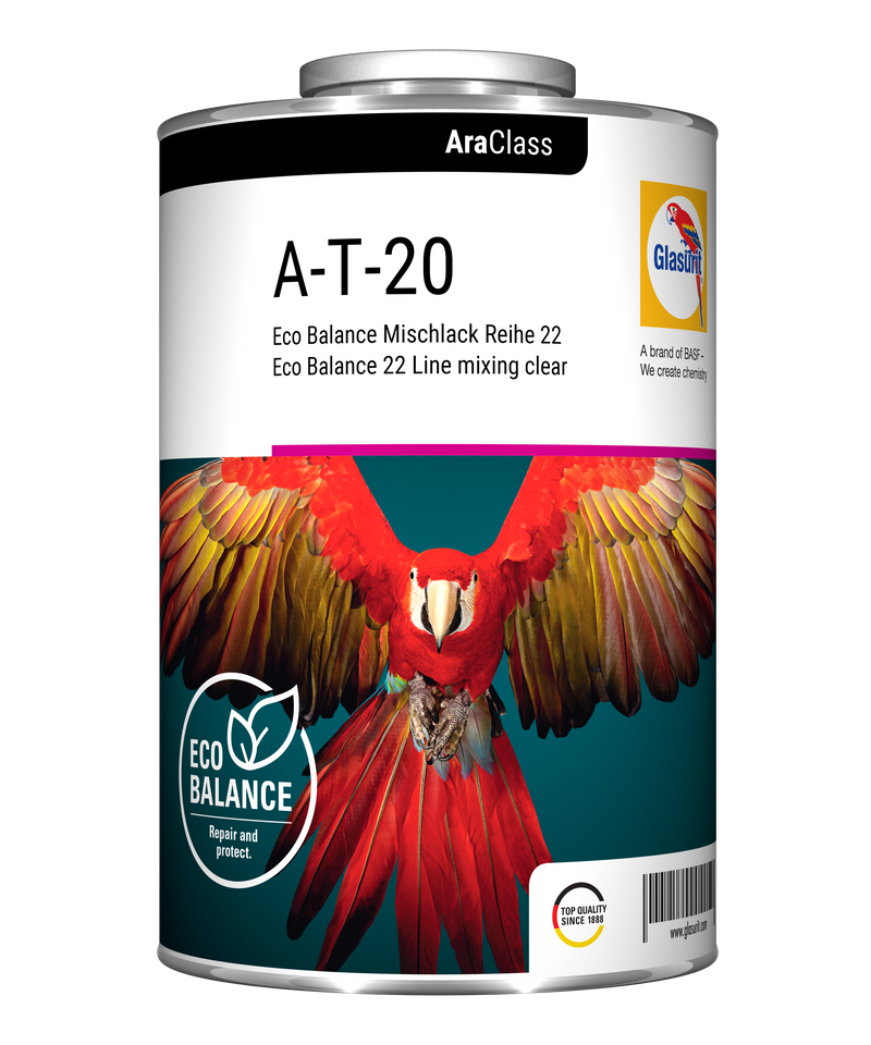Glasurit A-T-20 Smalto Bicomponente HS Lucido Diretto S22 Legante Eco Balance 1L