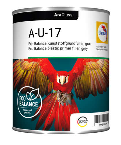 Glasurit A-U-17 Eco Balance Primer Riempitivo per Plastiche, Grigio 1L