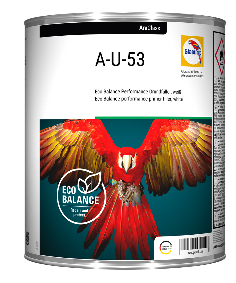Glasurit A-U-53 Eco Balance Primer riempitivo ad alte prestazioni, Bianco 3L