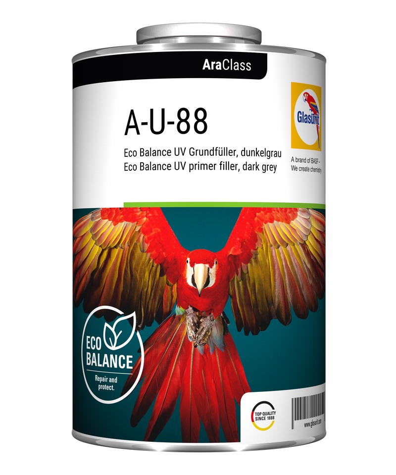 Glasurit A-U-88 Eco Balance primer riempitivo UV grigio scuro 1l