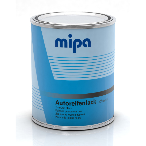 Mipa Autoreifenlack Vernice speciale per pneumatici Nero 1L
