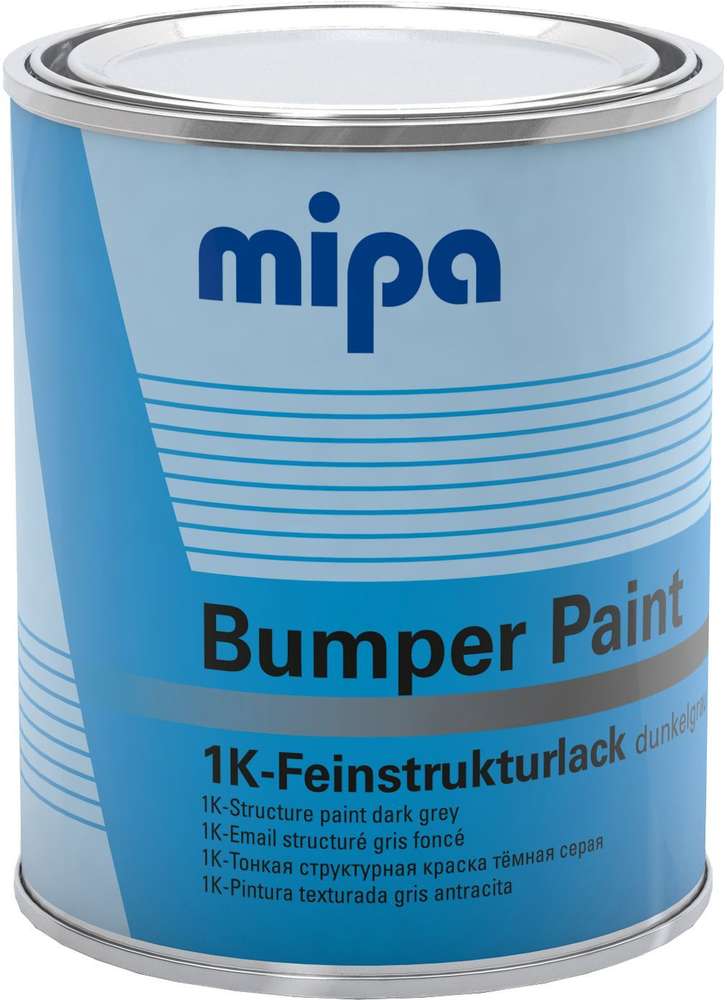 Mipa Bumper Paint Rivestimento testurizzato Grigio scuro 1L