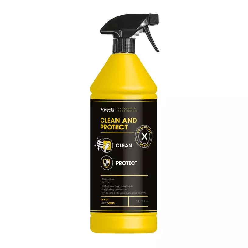 Farecla Spray Clean and Protect Pulizia e Protezione Finitura Lucida Professionale 1L
