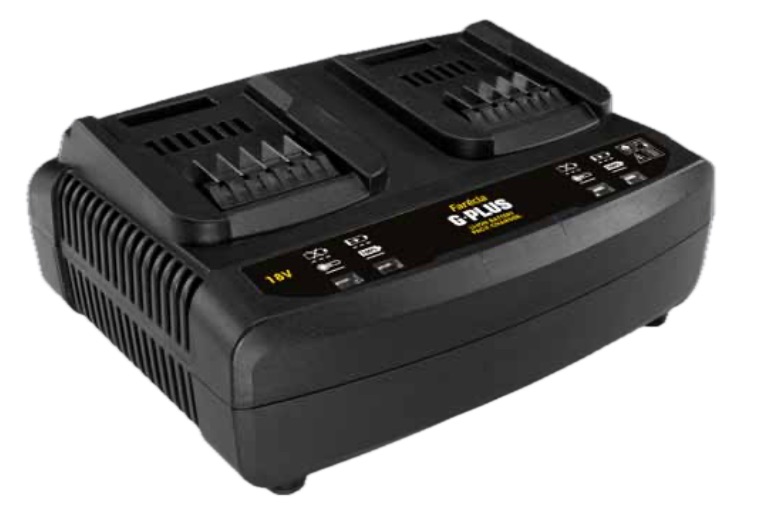 Farecla Carica Batteria Doppio Alloggio per Lucidatrici G PLUS GPT151