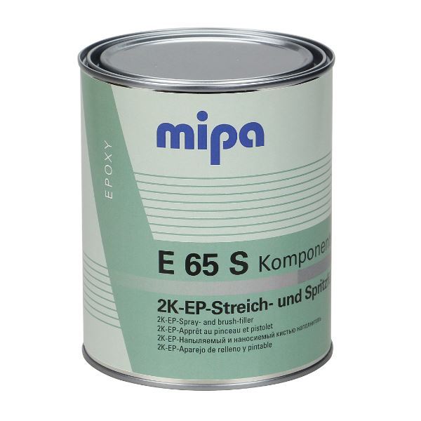 Mipa E 65 S Fondo epossidico bicomponente a spruzzo o a pennello Grigio 1,5kg