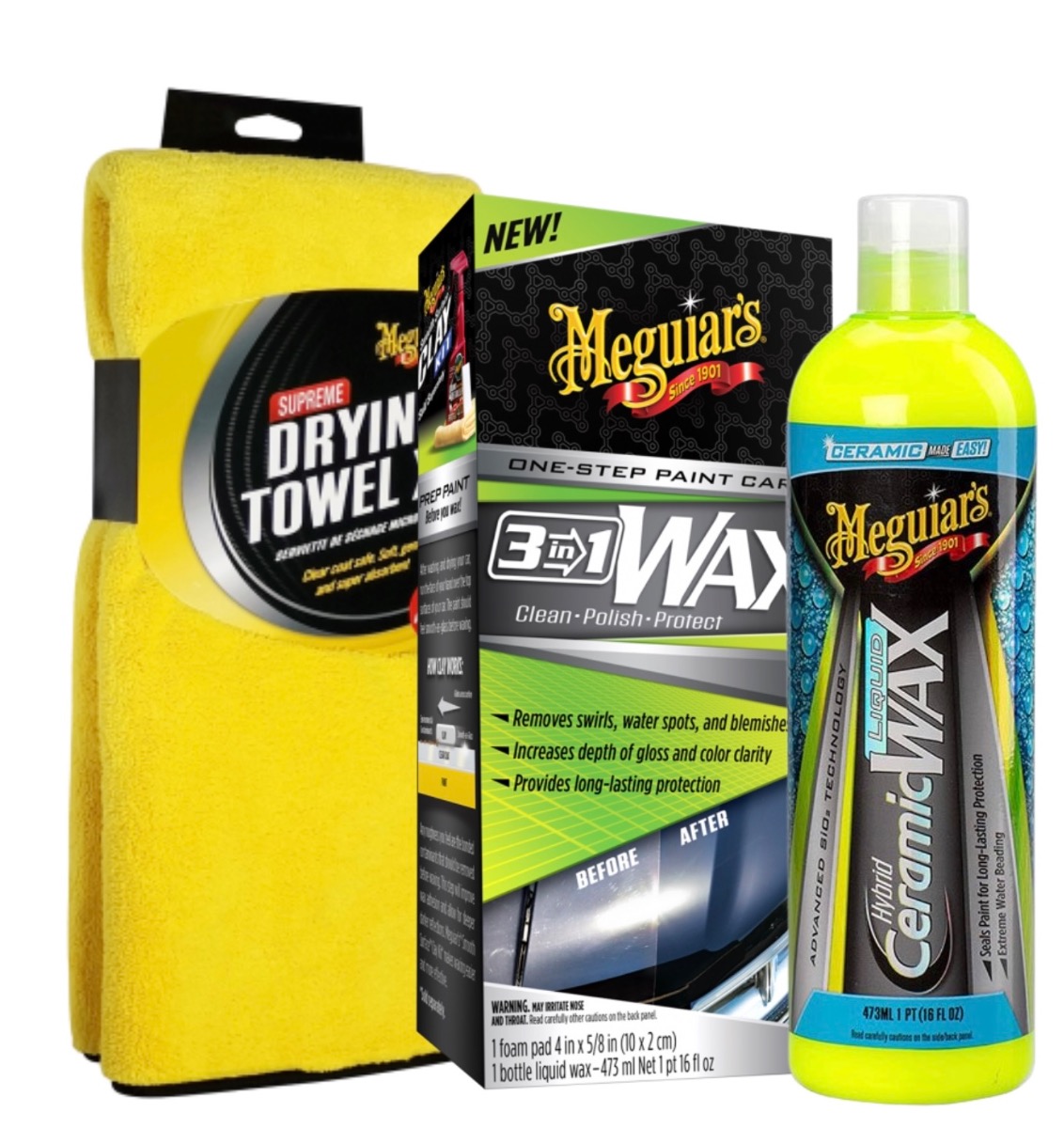 Meguiar's 3-Step Detailing Power Pack Kit
