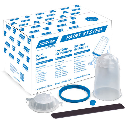 NORTON Tazze PPS Verniciatura PAINT SYSTEM Disposable Cup Kit 190µ 750ml