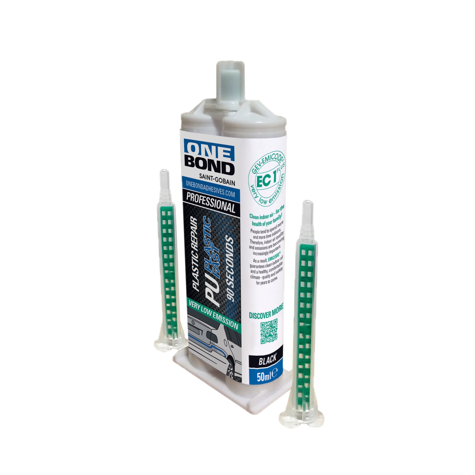 OneBond PU Plastic Fast 90sec 50ml grigio scuro 66254426446