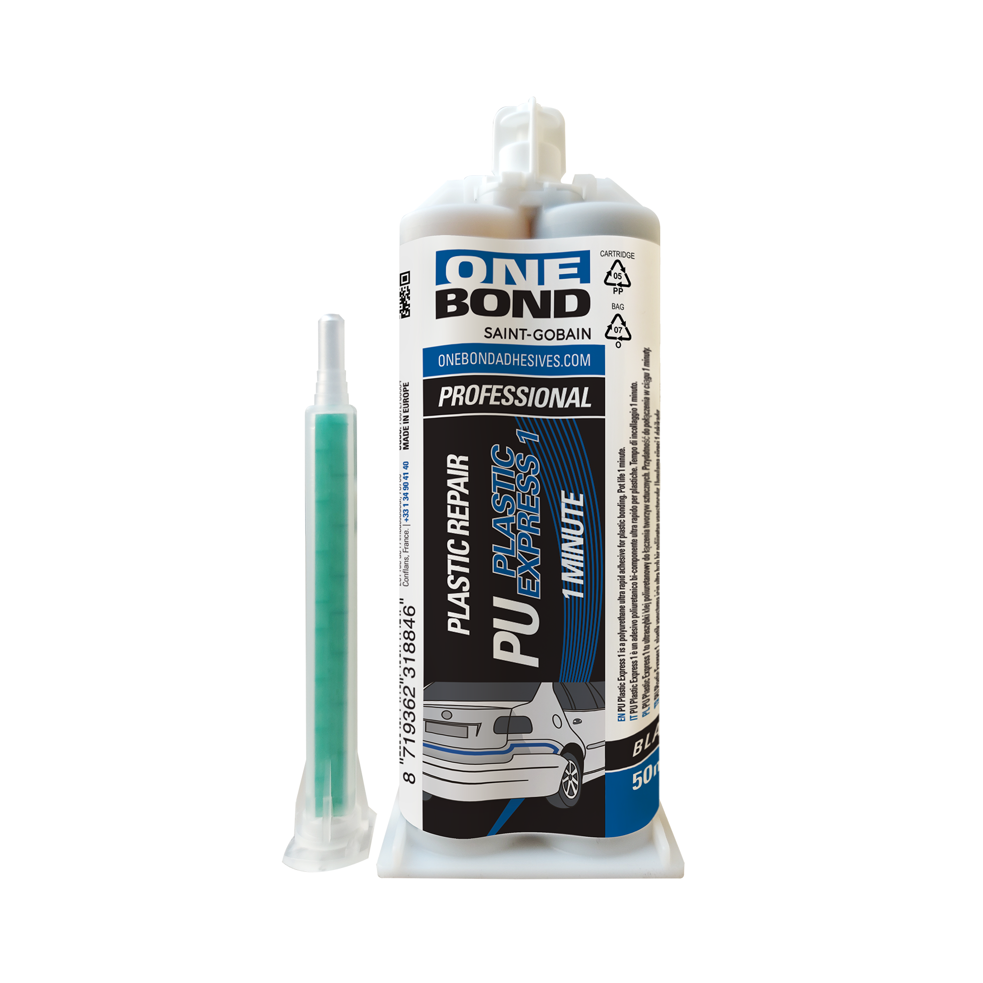 OneBond PU Plastic Express 1min 78072765584
