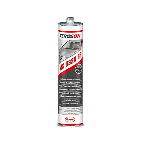 Sigillante lamiera, a spruzzo o a pennello, colore ocra - Cartuccia 300 ml TEROSON MS 9320 SF