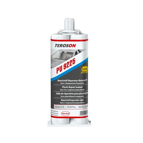 TEROSON PU 9225 Adesivo Universale per riparazioni plastica Cartuccia 50 ml