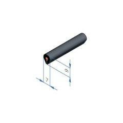 COMBICAR MINIGRAFFIO COPPIA SALVAPORTA AD INCASTRO NERO 65cm (CONF 25pz) 241N/360