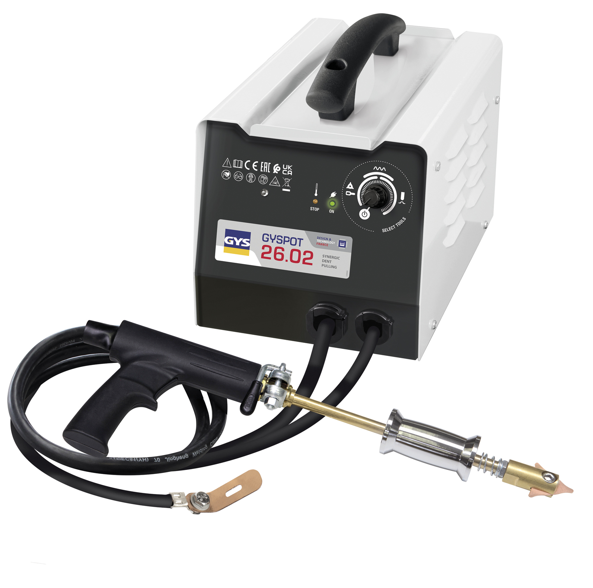 GYSPOT 26.02 GYS Spotter Acciaio X1 Automatic Accessori inclusi 2600A 230V 052208